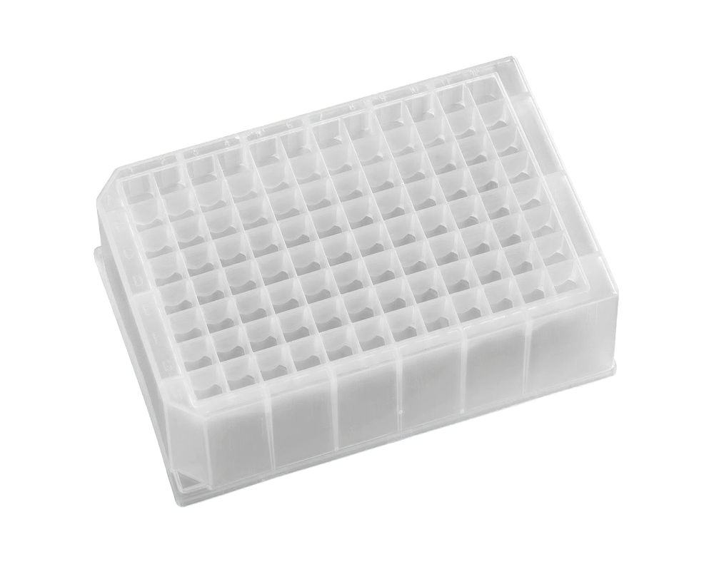 96-Well 350 uL Square Well Plate, Conical - AWLS-219006