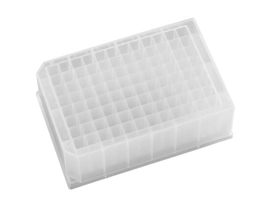 96-Well 2.2 mL Square V-Bottom Deep Well Plate, Polypropylene, Pre-Sterilized - AWLS-219027