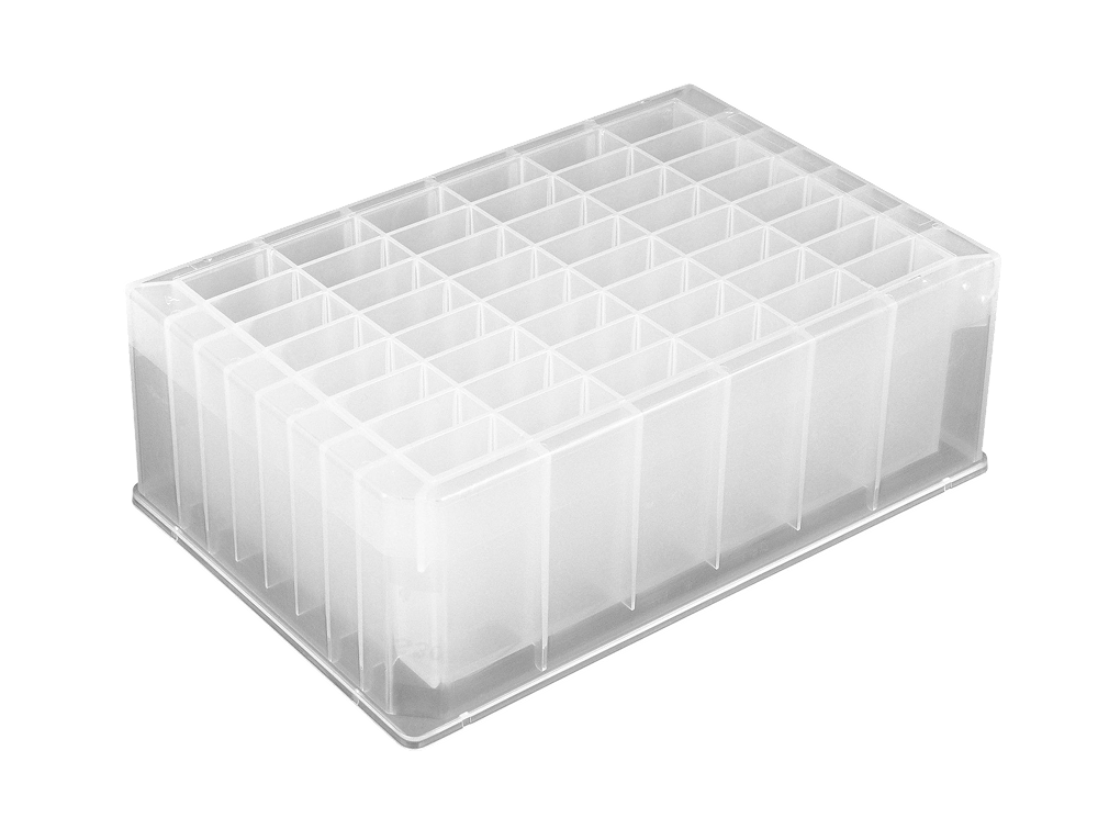 48-Well 5.0 mL Rectangle Well Plate, Pyramid - AWLS-360002