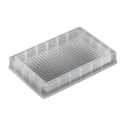96 Square Well, Short, 1.1mL/Well, Conical Bottom, Polypropylene w/ Glass Coating — 25/Case - AWLS-S30226