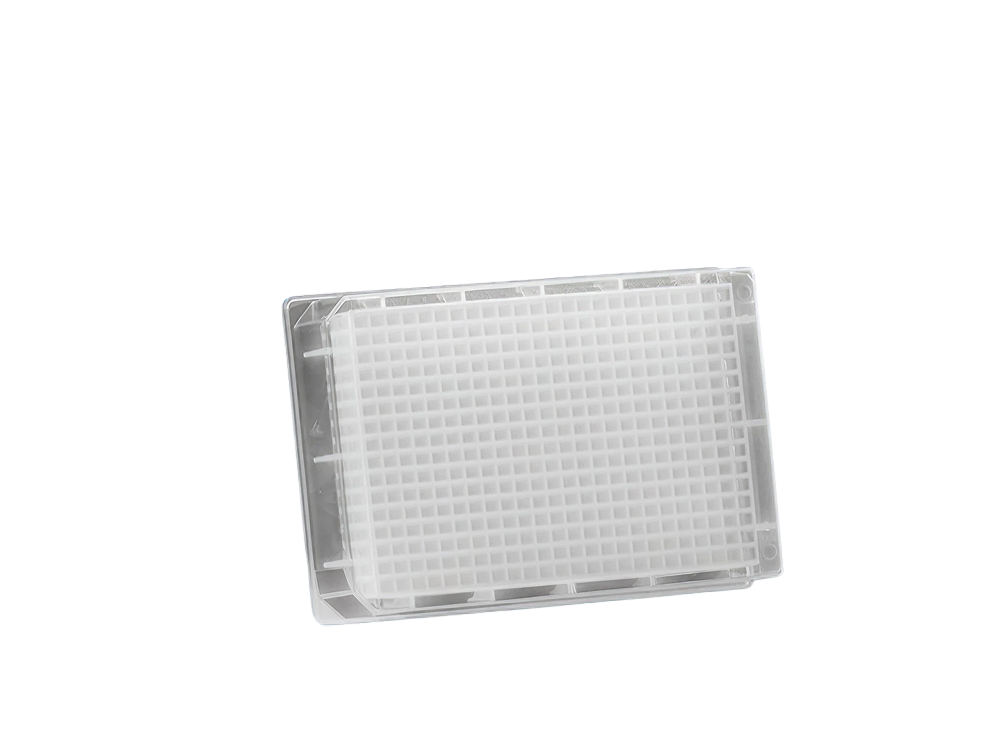 384-Well Deep Square Well Plate, 200 uL - AWLS-T110-200