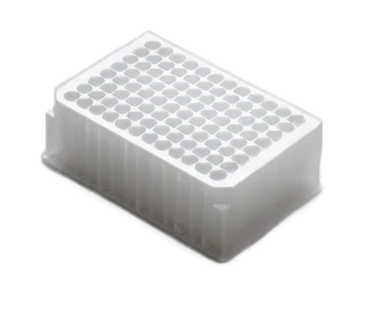 Glass Coated Plate - 1mL/Well, 96 Deep Well, Square Well, Conical Bottom - AWLS-219208