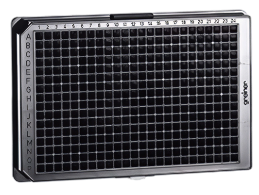 Greiner 384 Square Well, 120uL/Well, Polypropylene, Flat Bottom, w/ Glass Coating — 10/Case - AWLS-X20207