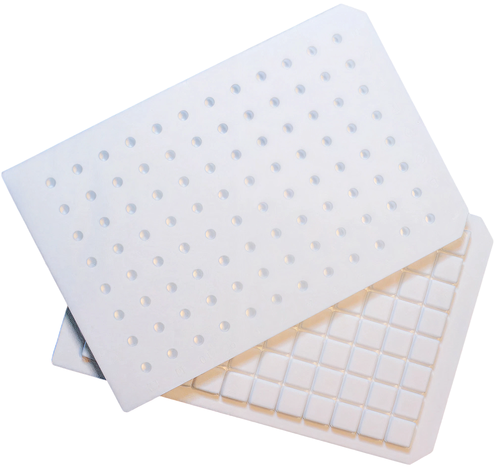 ArctiSeal™ For 96 Well Plates - Round Well, Silicone/PTFE / 50 / Pre-Scored