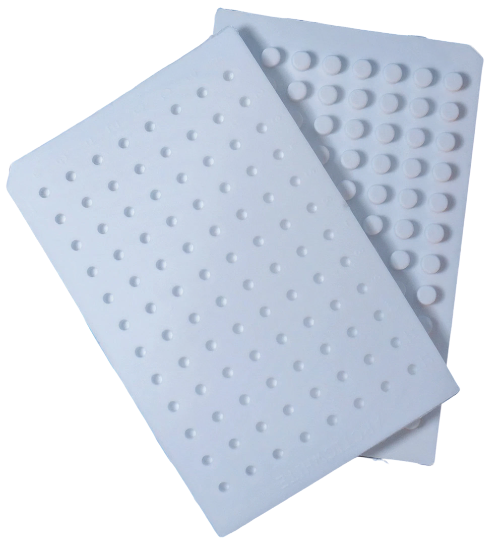 ArctiSeal 96 Well Round, Silicone w/ PTFE Spray Coating, For Tube Inserts/ PCR Plates — 5/Pack - AWSM-2101R